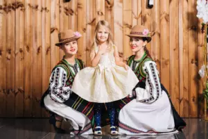 A girl with animators