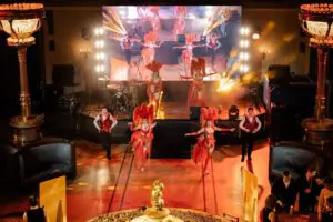 Show ballet performs at a Las Vegas-style event Show ballet