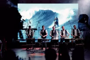 A lively musical performance