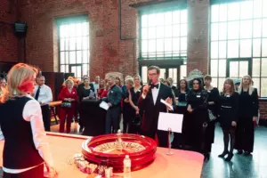 Roulette at the casino