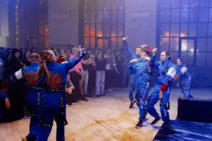 A dynamic dance performance