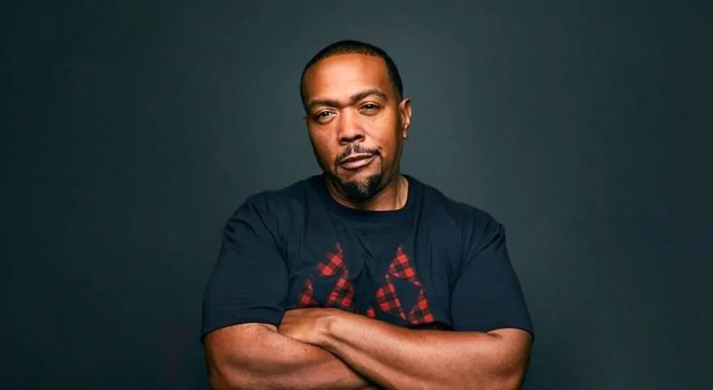 Famous artist Timbaland live Timbaland performing on stage